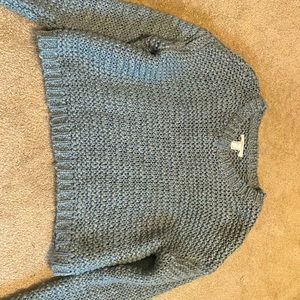 Super soft cropped knit sweater